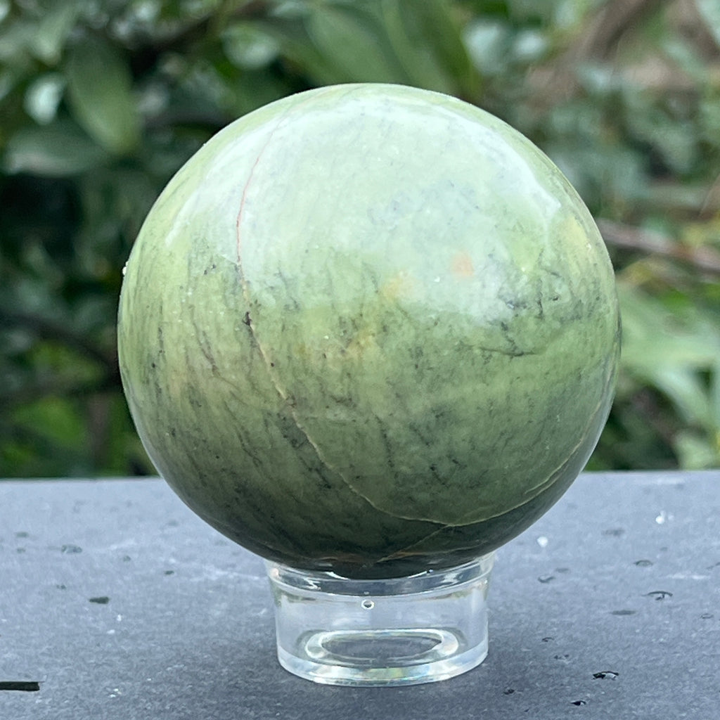 Sfera jad verde nefrit din Pakistan model 3, pietre semipretioase - druzy.ro 6 