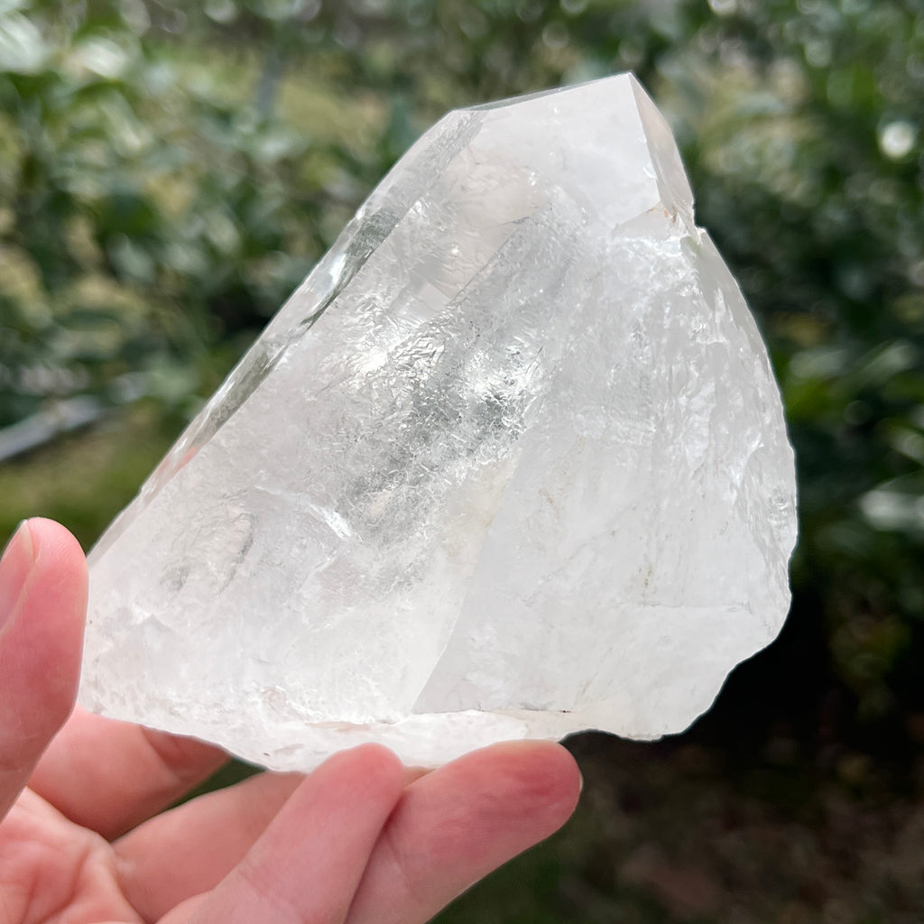Varf cuart incolor natural, floare de mina L9, pietre semipretioase - druzy.ro 10 
