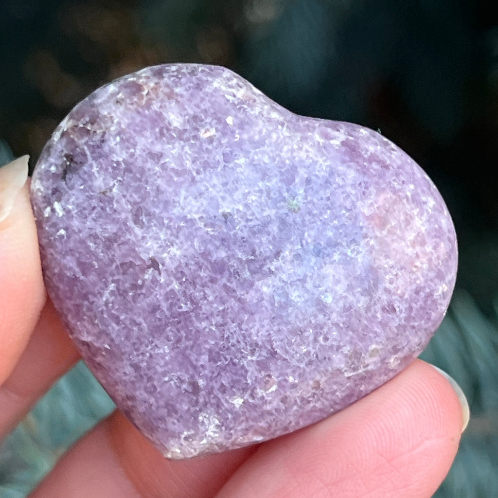 Lepidolit inima m12, pietre semipretioase - druzy.ro 1 