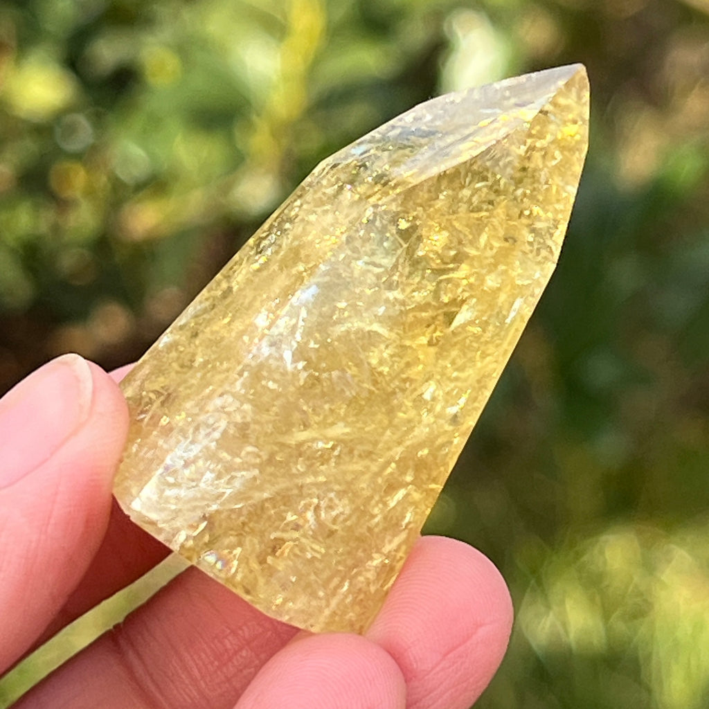 Obelisc citrin Brazilia calitate AAA model 6, pietre semipretioase - druzy.ro 10 