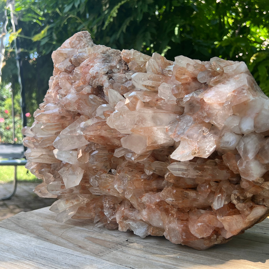 Cluster cuart rosu hematoid | Model XL4, pietre semipretioase - druzy.ro 13 