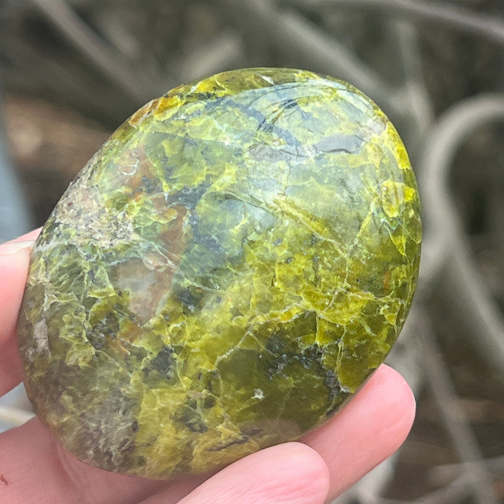 Opal verde palmstone m5, pietre semipretioase - druzy.ro 1 