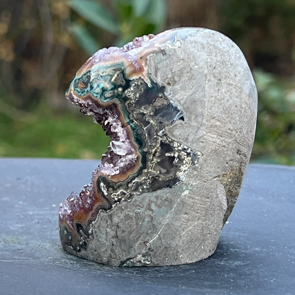 Ametist stalactit calitate +AAA, geoda ametist Uruguay, m2, pietre semipretioase - druzy.ro 8 