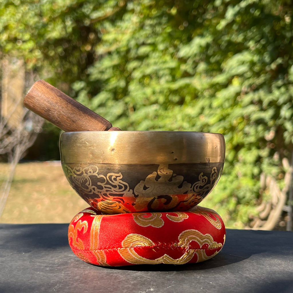 Bol tibetan muzical deluxe 11 cm, gravat tibet, druzy.ro 3