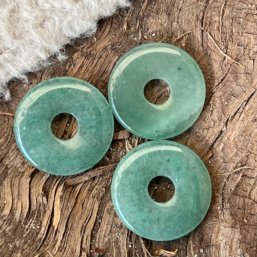 Pandantiv piatra pi donut aventurin, druzy.ro, pietre semipretioase 1