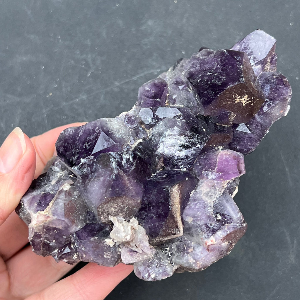Cluster ametist crud Zambia model 4, druzy.ro, cristale 4