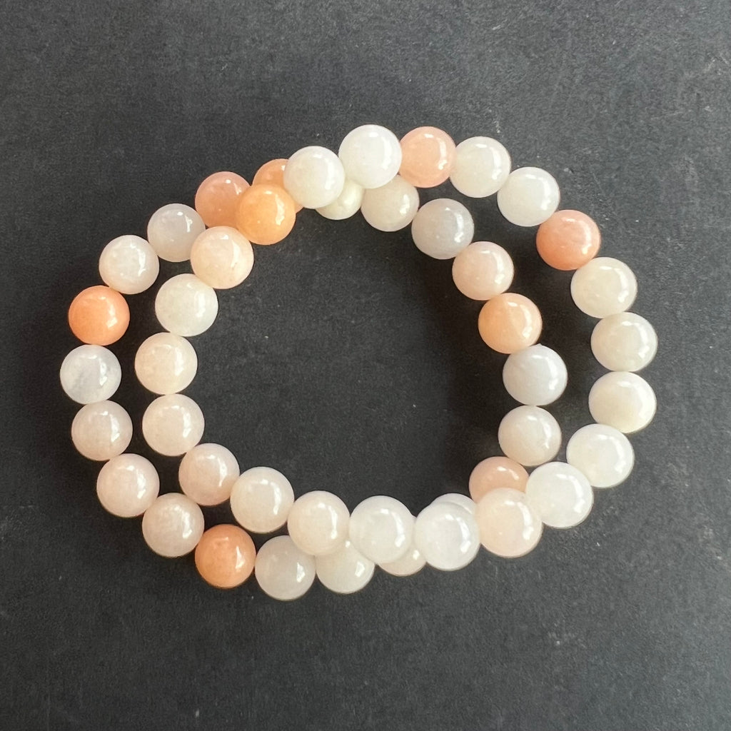Bratara cuart roz 8 mm m3, druzy.ro, cristale 5