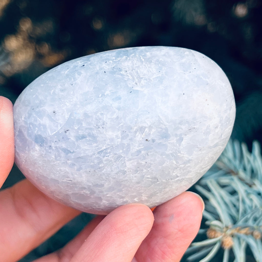 Calcit albastru palmstone model 4, druzy.ro, cristale 3