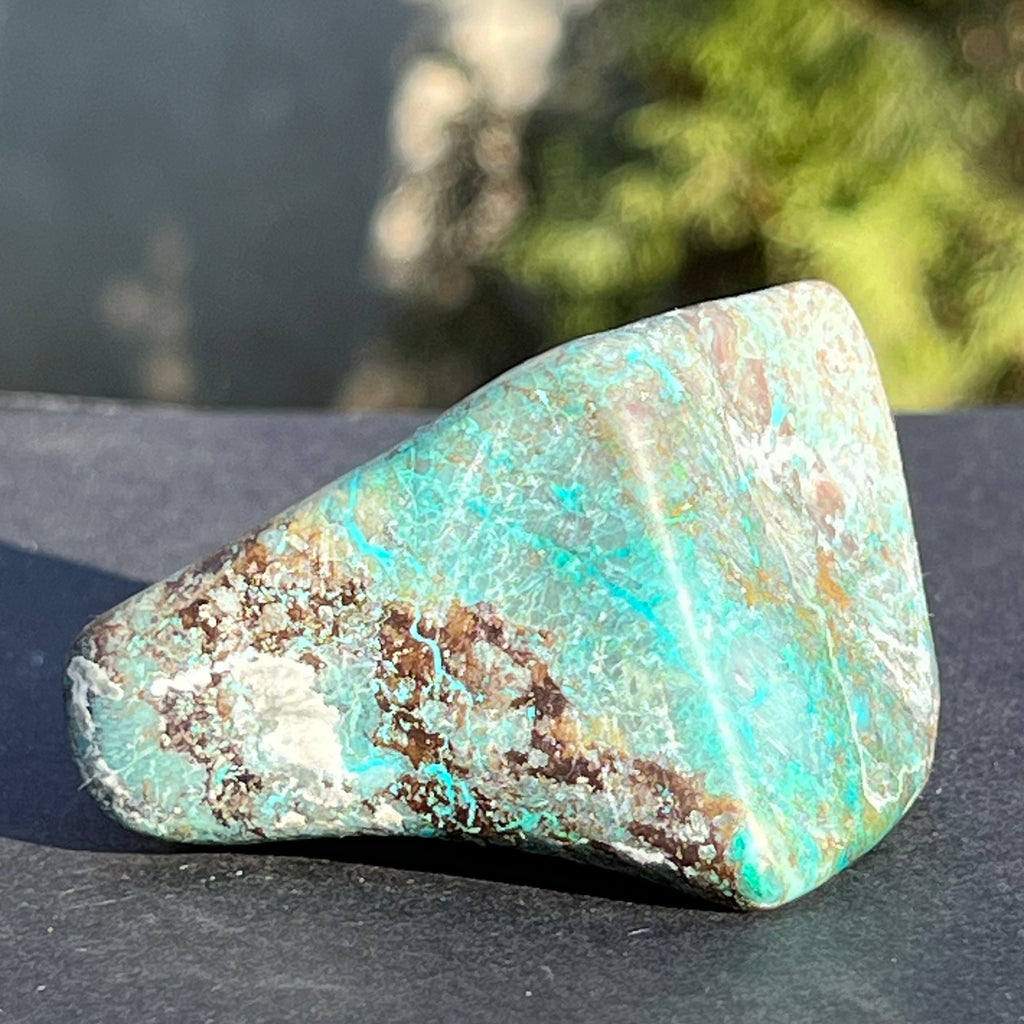 Shattuckite forma libera/palmstone m10, druzy.ro, pietre semipretioase 1