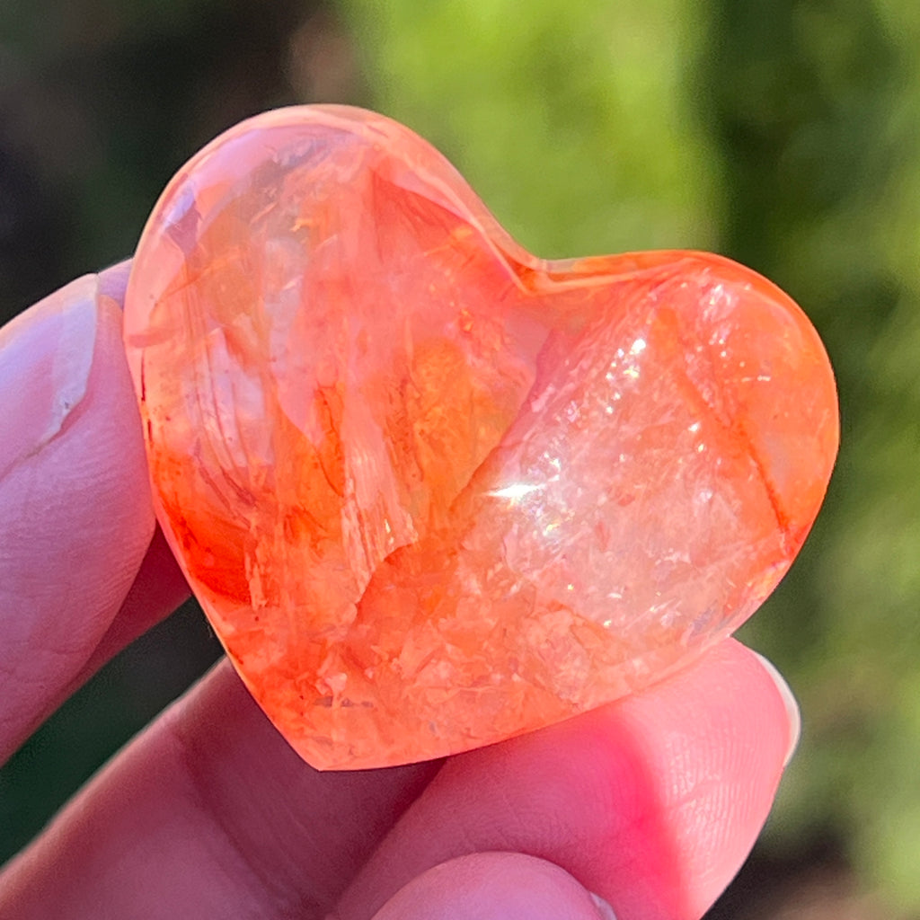 Inima cuart rosu hematoid unicat m6, pietre semipretioase - druzy.ro 4 
