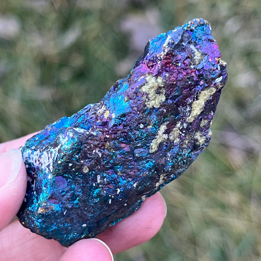 Calcopirita iridescentă din Mexic model 7, pietre semipretioase - druzy.ro 3 