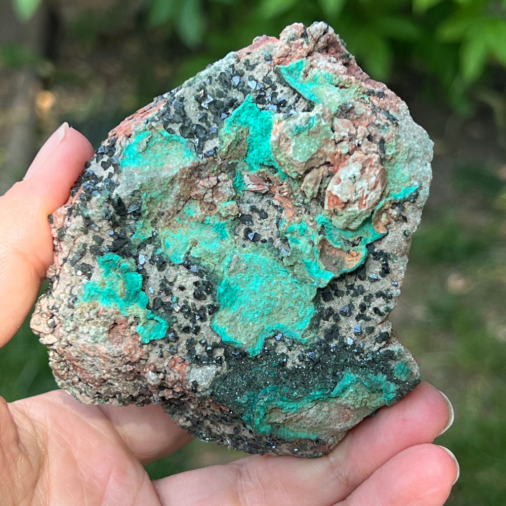 Libethenit floare de mina din Congo model 5, pietre semipretioase - druzy.ro 1 