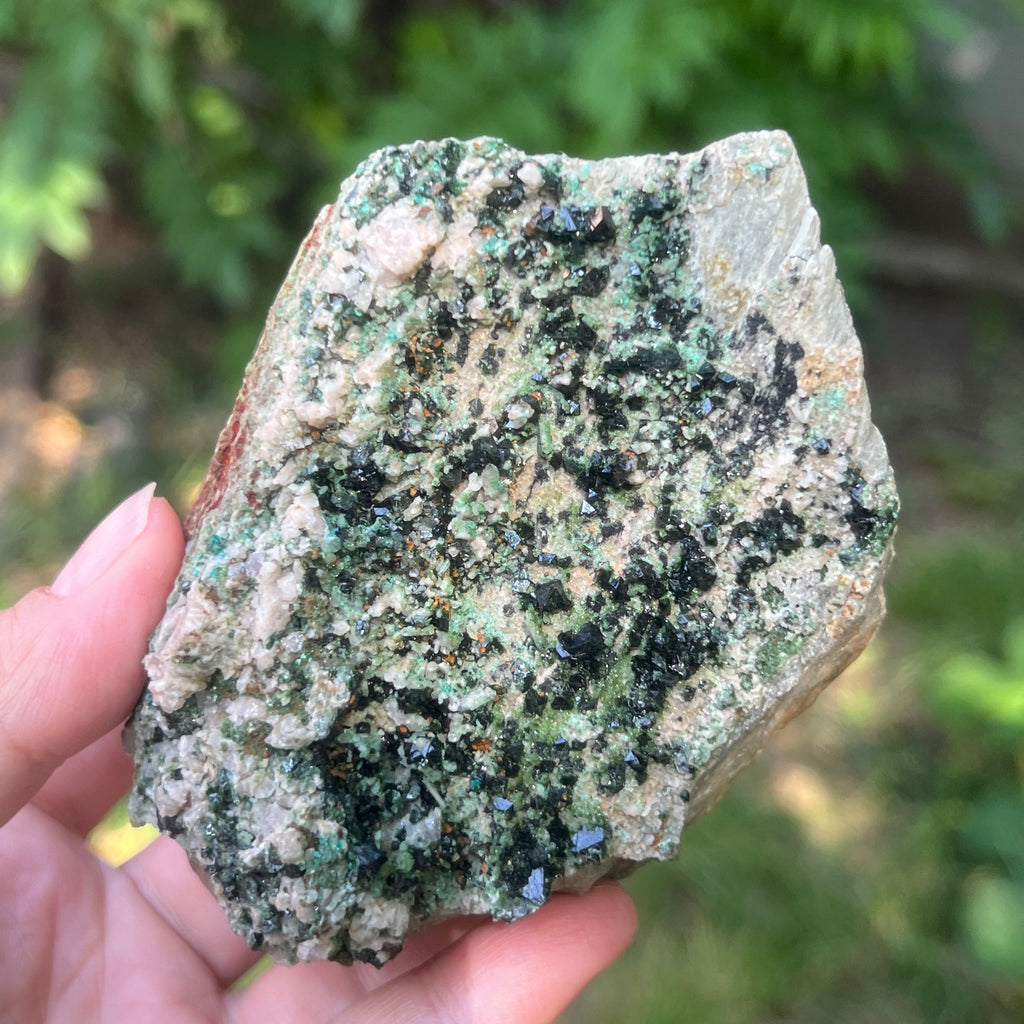 Libethenit floare de mina din Congo model 11, pietre semipretioase - druzy.ro 1 