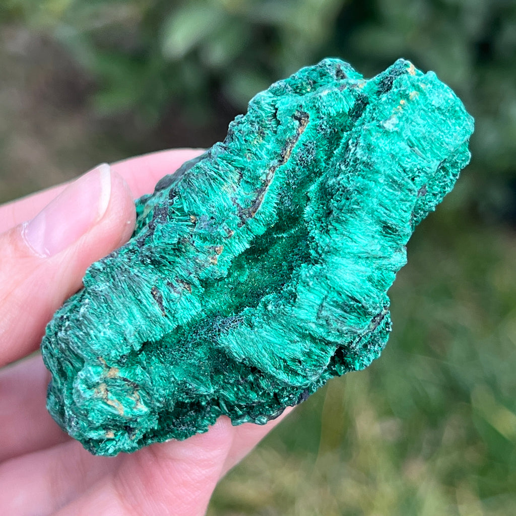 Malachit matasos piatra bruta m4, pietre semipretioase - druzy.ro 3 
