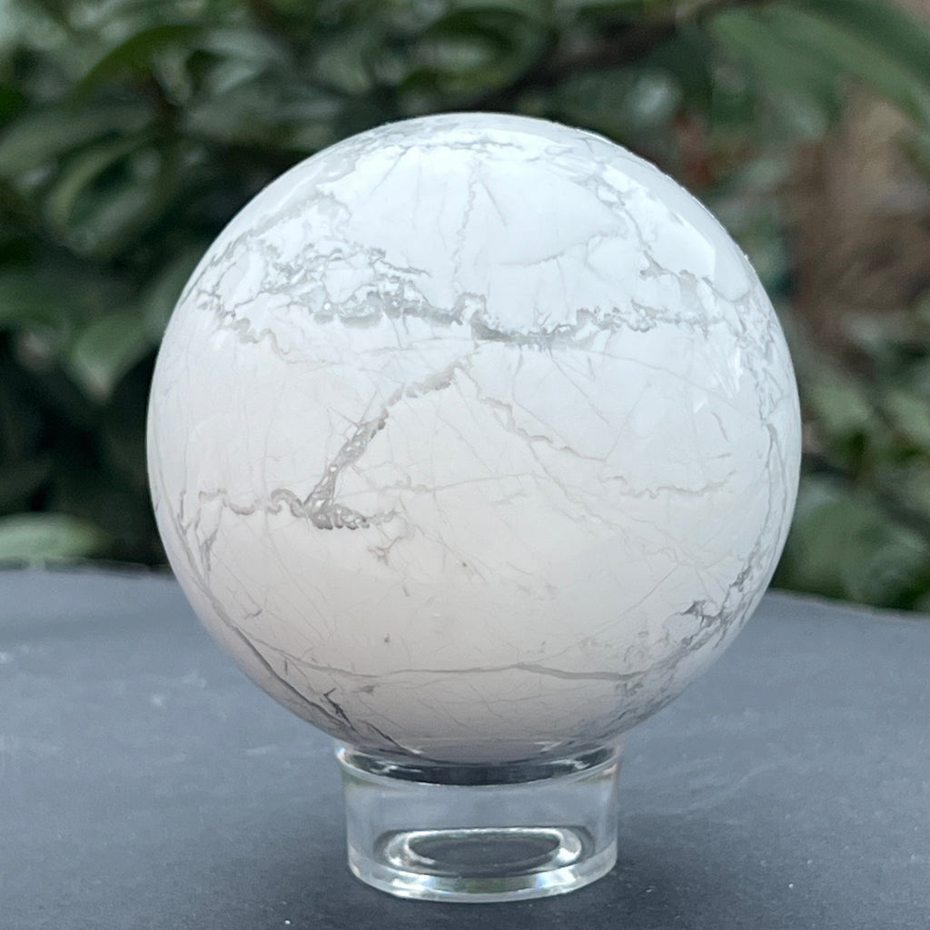 Sfera howlit alb model L1, pietre semipretioase - druzy.ro 2 
