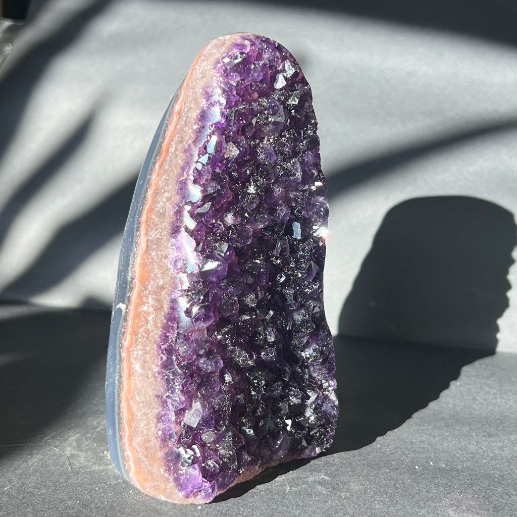 Geoda ametist Uruguay AAA model 13, pietre semipretioase - druzy.ro 4 