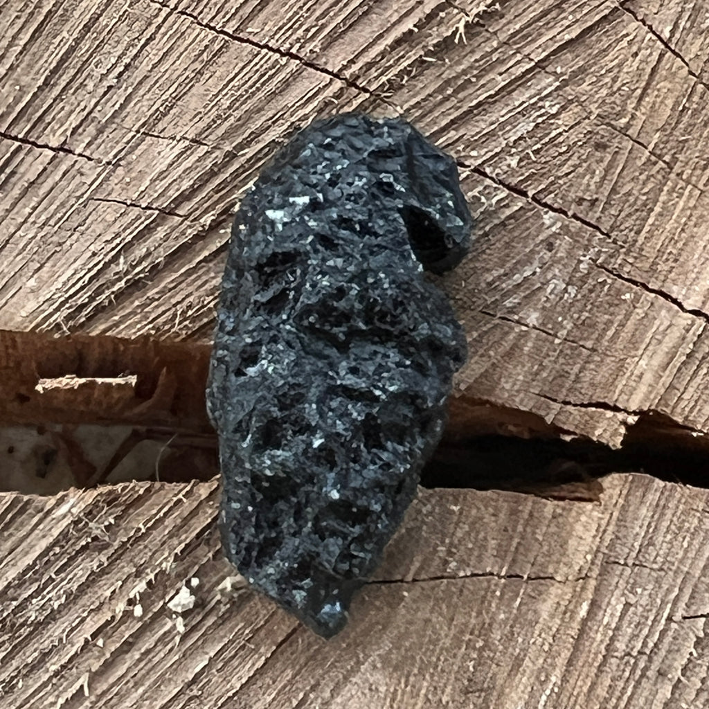Tectita neagra, meteorit piatra bruta, tektit m10, pietre semipretioase - druzy.ro 3 