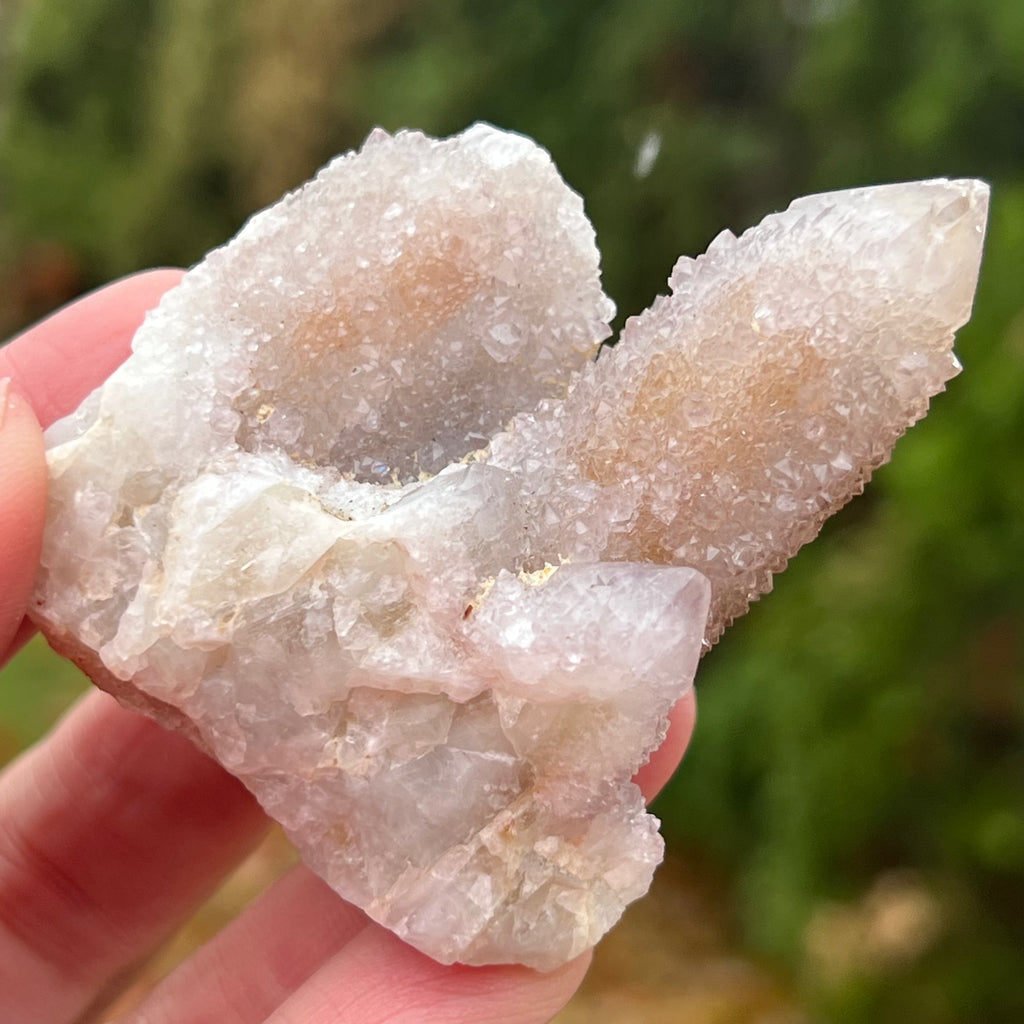 Cluster cuart spirit/cuart cactus mini model AF3/7, druzy.ro, cristale 2