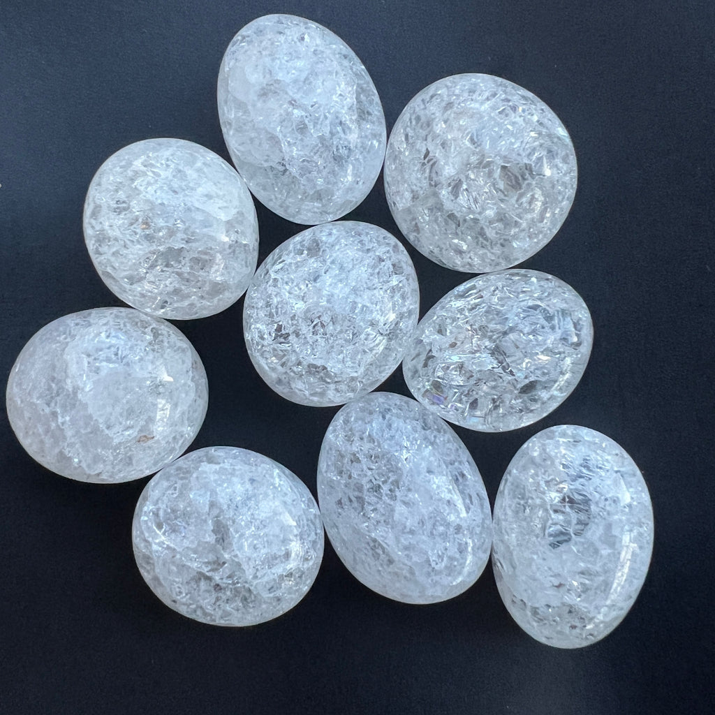 Cuart cracked piatra rulata, pietre semipretioase - druzy.ro 5 