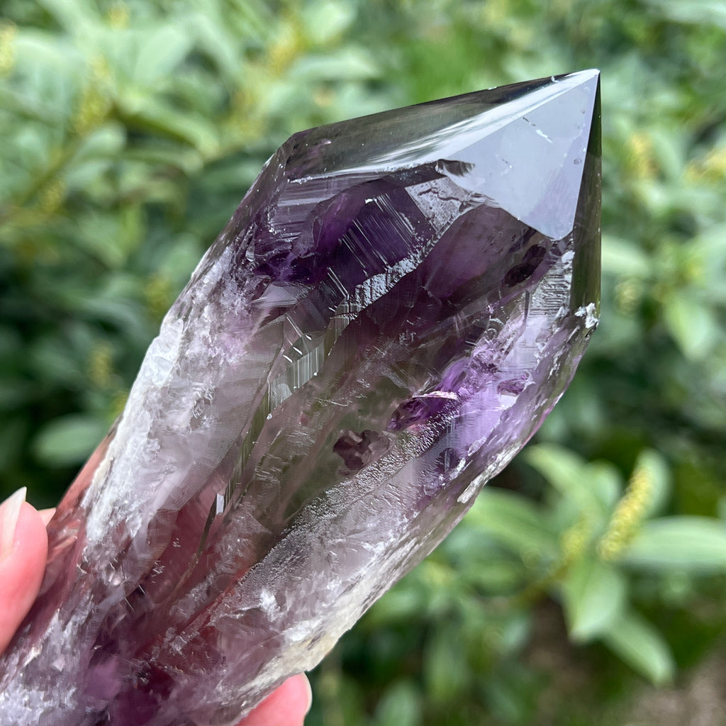 Varf ametist Bahia XL model 3, calitatate AAA, pietre semipretioase - druzy.ro 9 