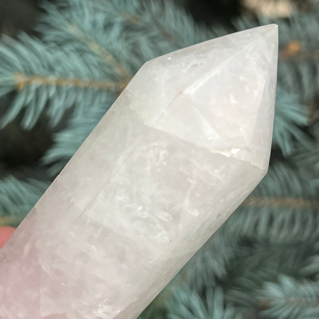 Dublu varf cuart roz model 6 din Madagascar, pietre semipretioase - druzy.ro 6
