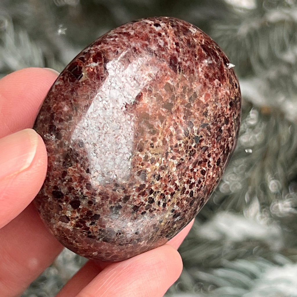 Granat palmstone model 9, pietre semipretioase - druzy.ro 8 