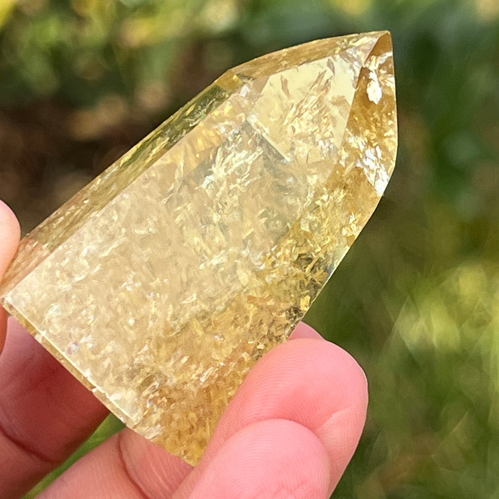 Obelisc citrin Brazilia calitate AAA model 6, pietre semipretioase - druzy.ro 14 