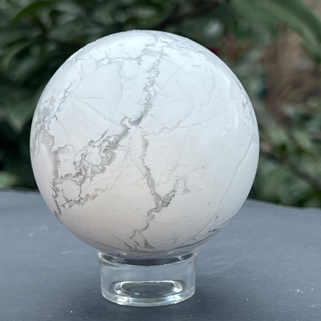 Sfera howlit alb model L1, pietre semipretioase - druzy.ro 7 