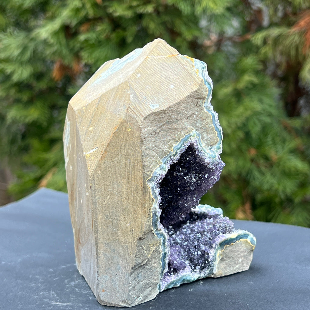 Geoda ametist Uruguay model 47, pietre semipretioase - druzy.ro 6 