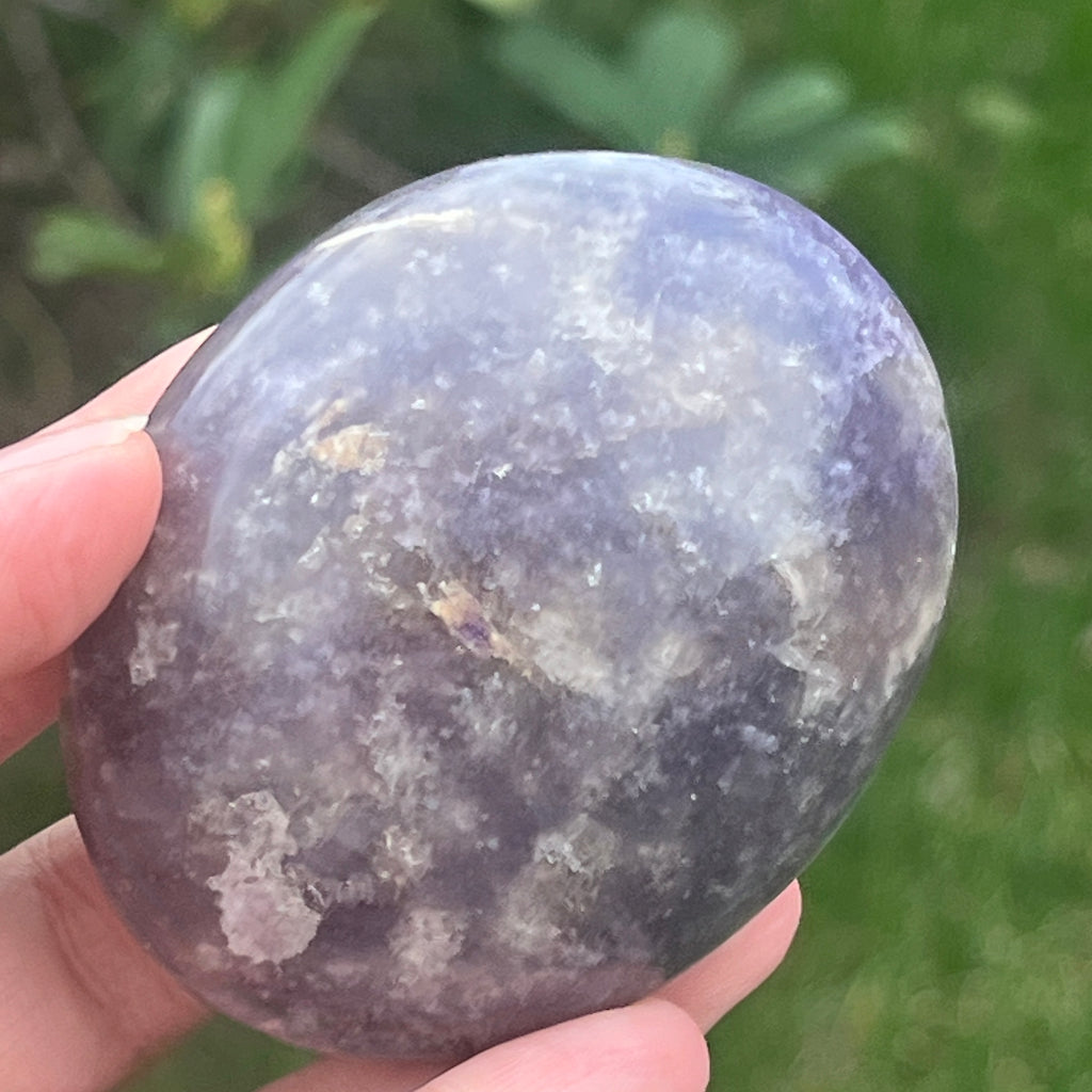 Lepidolit palmstone m12, pietre semipretioase - druzy.ro 4 