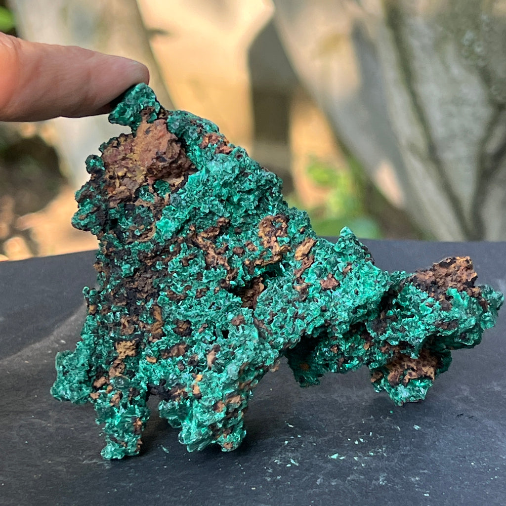 Malachit matasos piatra bruta m12, pietre semipretioase - druzy.ro 1 