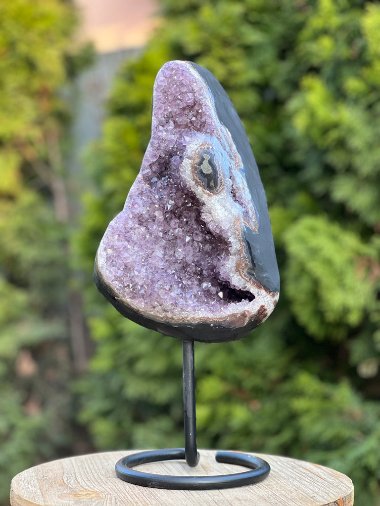 Geoda ametist Uruguay 40 cm XL model 1, druzy.ro, cristale 1