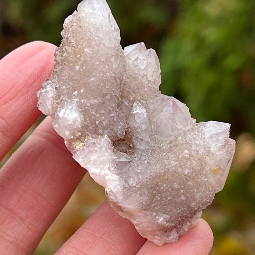 Cluster cuart spirit/cuart cactus mini model AF3/25, druzy.ro, cristale 2