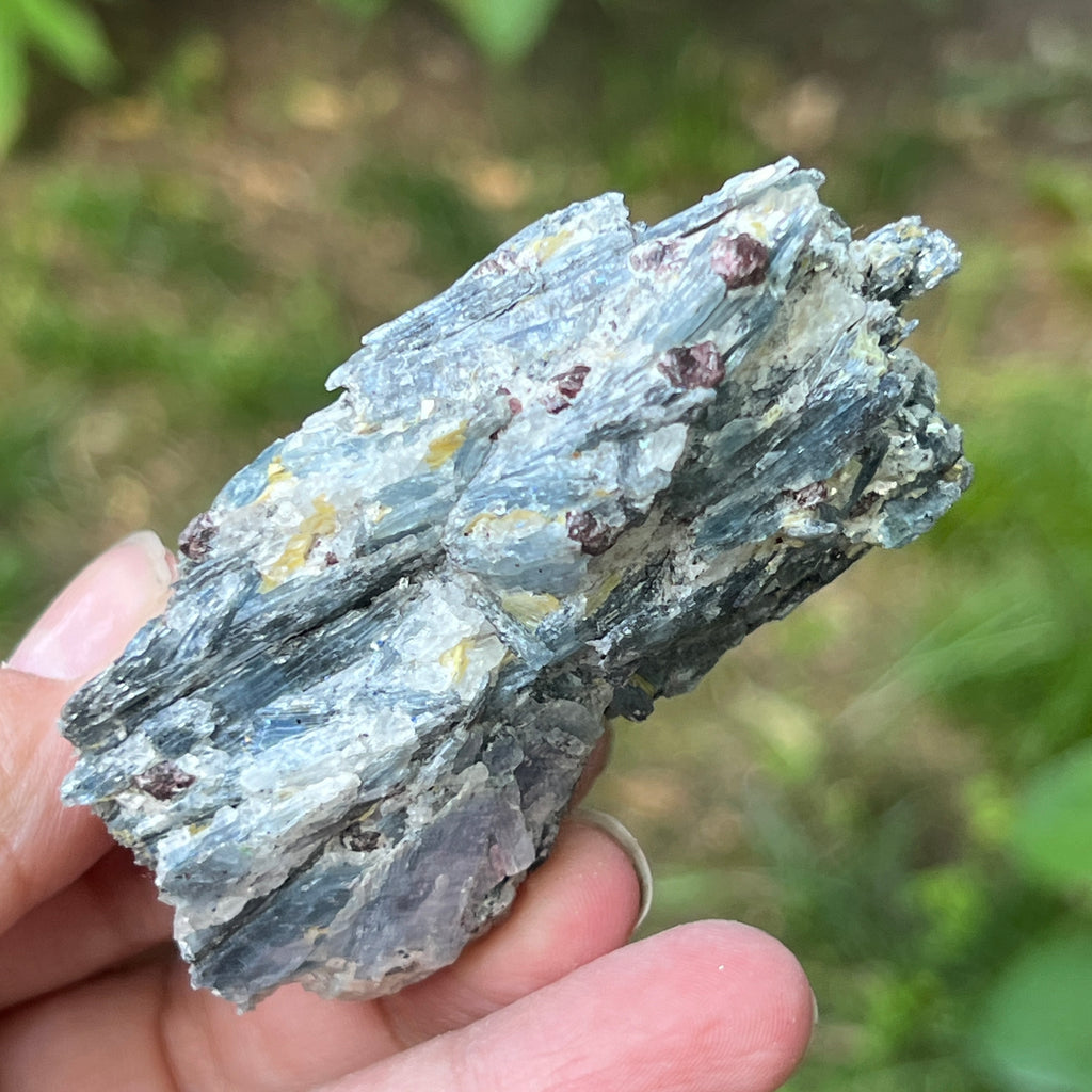Kianit albastru (Cianit) piatra bruta din Zimbabwe model 4, pietre semipretioase - druzy.ro 5 