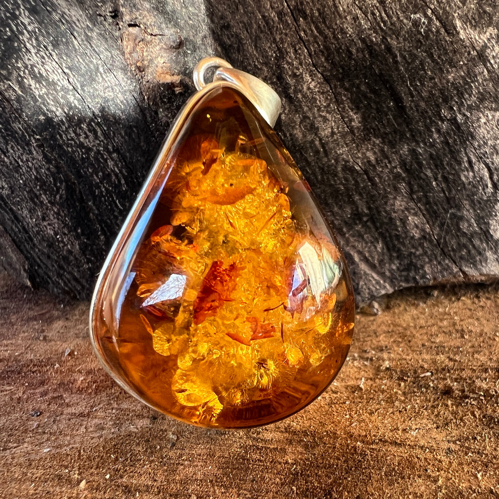 Pandantiv argint cu chihlimbar Amber1, pietre semipretioase - druzy.ro 4 