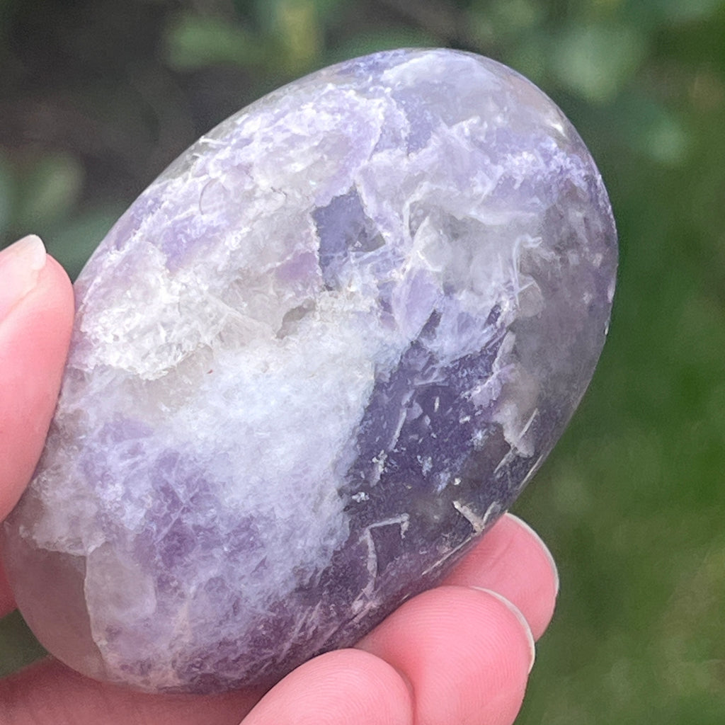 Lepidolit palmstone m11, pietre semipretioase - druzy.ro 5 