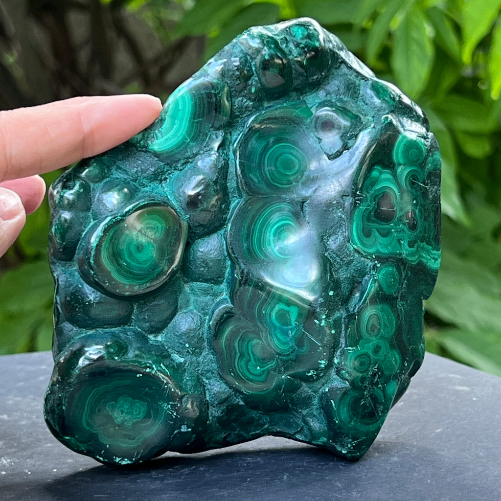 Malachit rulat m5, pietre semipretioase - druzy.ro 1 
