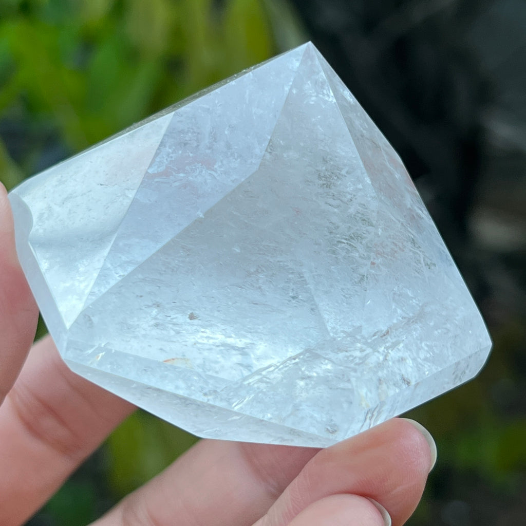 Cuart  forma diamant caliate extra, cristal de stanca/cuart incolor m7, pietre semipretioase - druzy.ro 6 