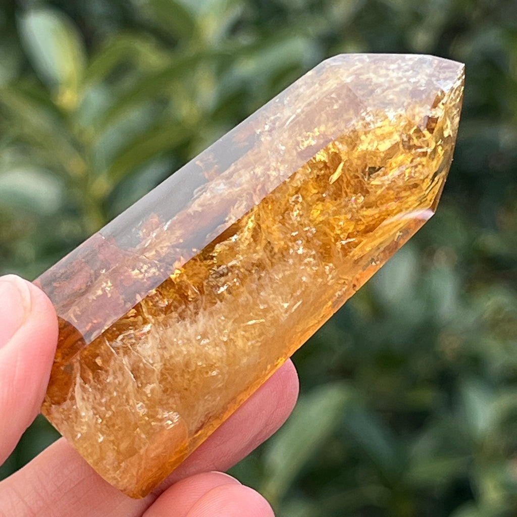 Obelisc citrin Brazilia calitate Extra AAA model 10, pietre semipretioase - druzy.ro 16 