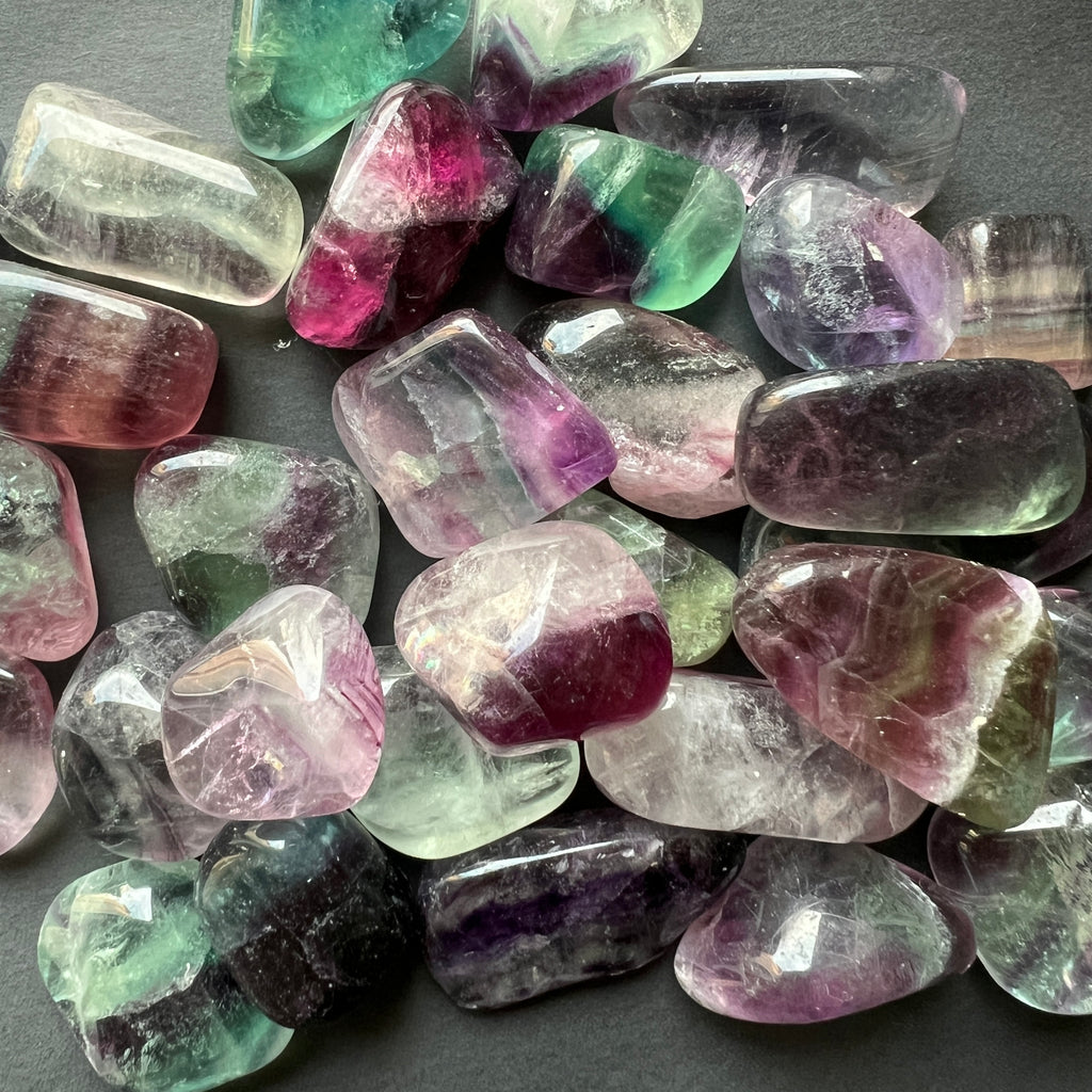 Fluorit piatra rulata mini calitate AAA, pietre semipretioase - druzy.ro 5 