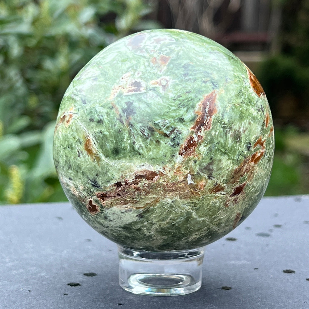 Crisopraz sfera m7, pietre semipretioase - druzy.ro 2 