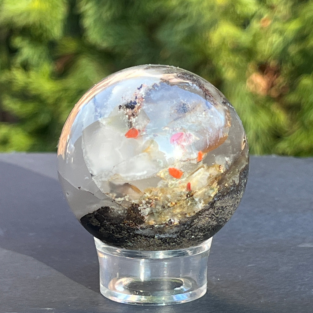 Sfera seftonit piatra sangelui model 1, pietre semipretioase - druzy.ro 2 