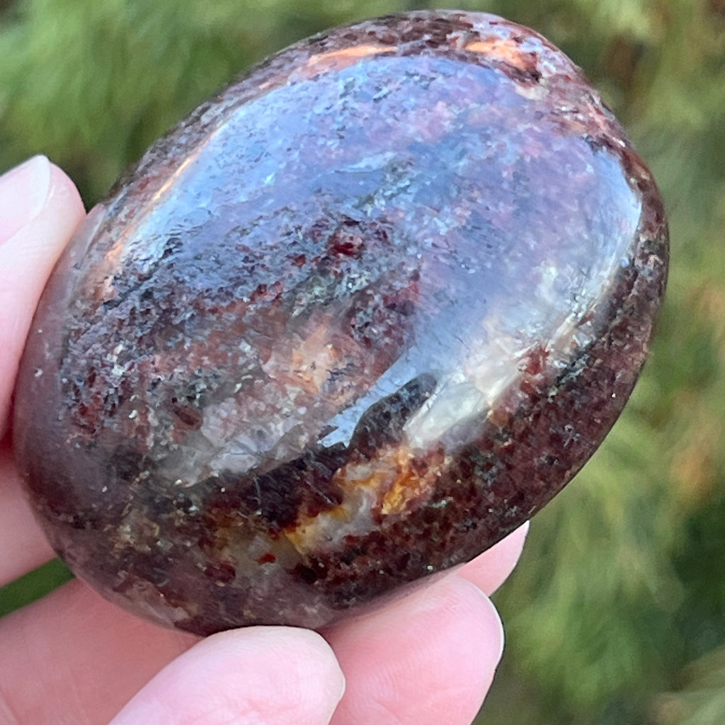 Granat palmstone model 7, pietre semipretioase - druzy.ro 4 