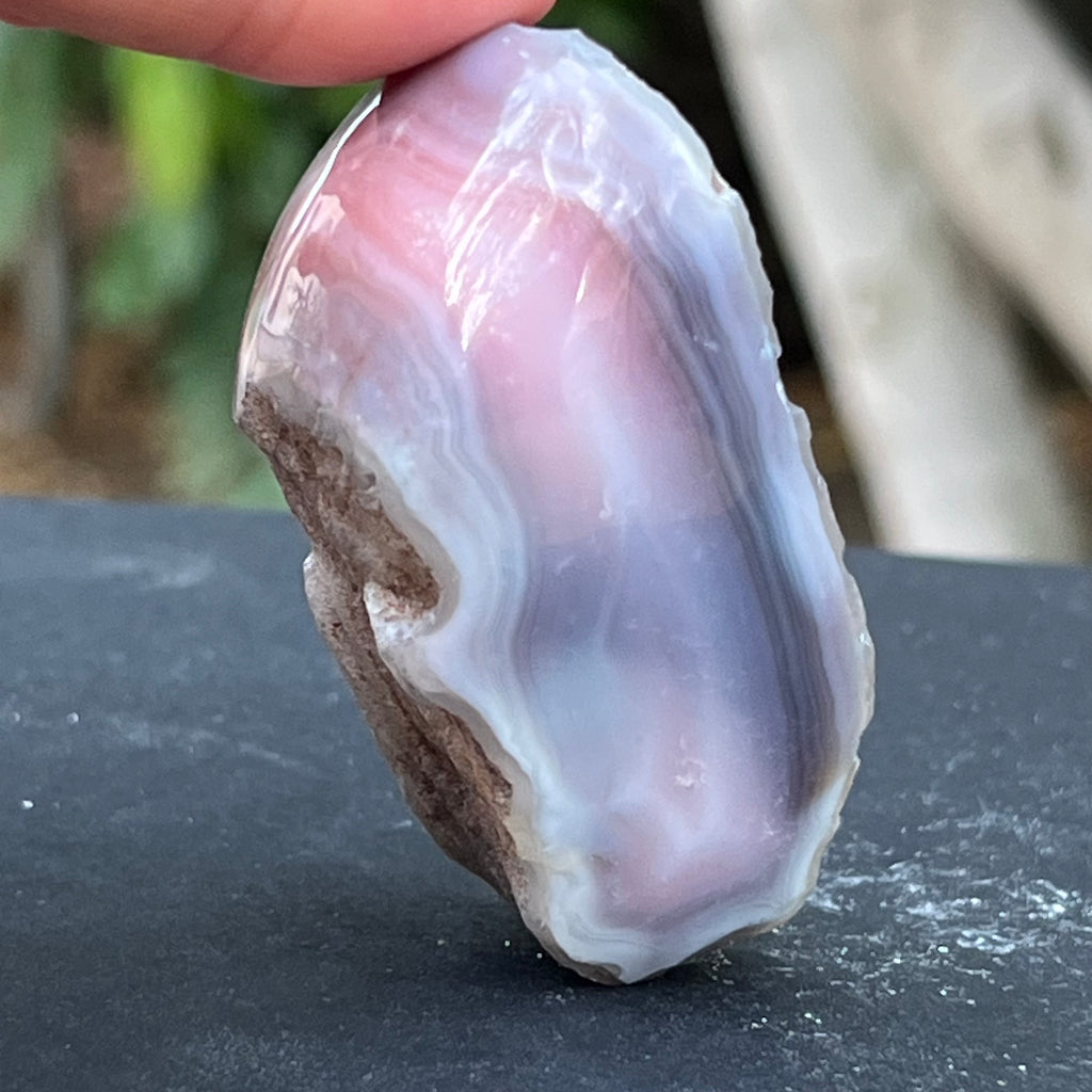 Agat de Botswana, nodul agat river model 5, druzy.ro, cristale 5