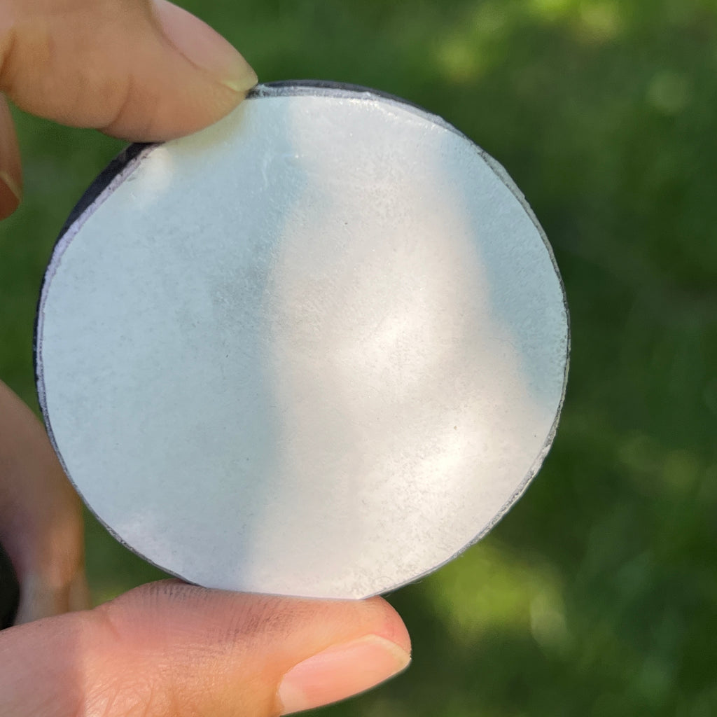 Disc adeziv din Shungit Metatron, pietre semipretioase - druzy.ro 2 