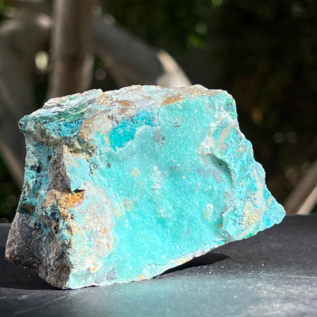 Piatra bruta crisocola druzy din Congo model 6, druzy.ro, cristale 1