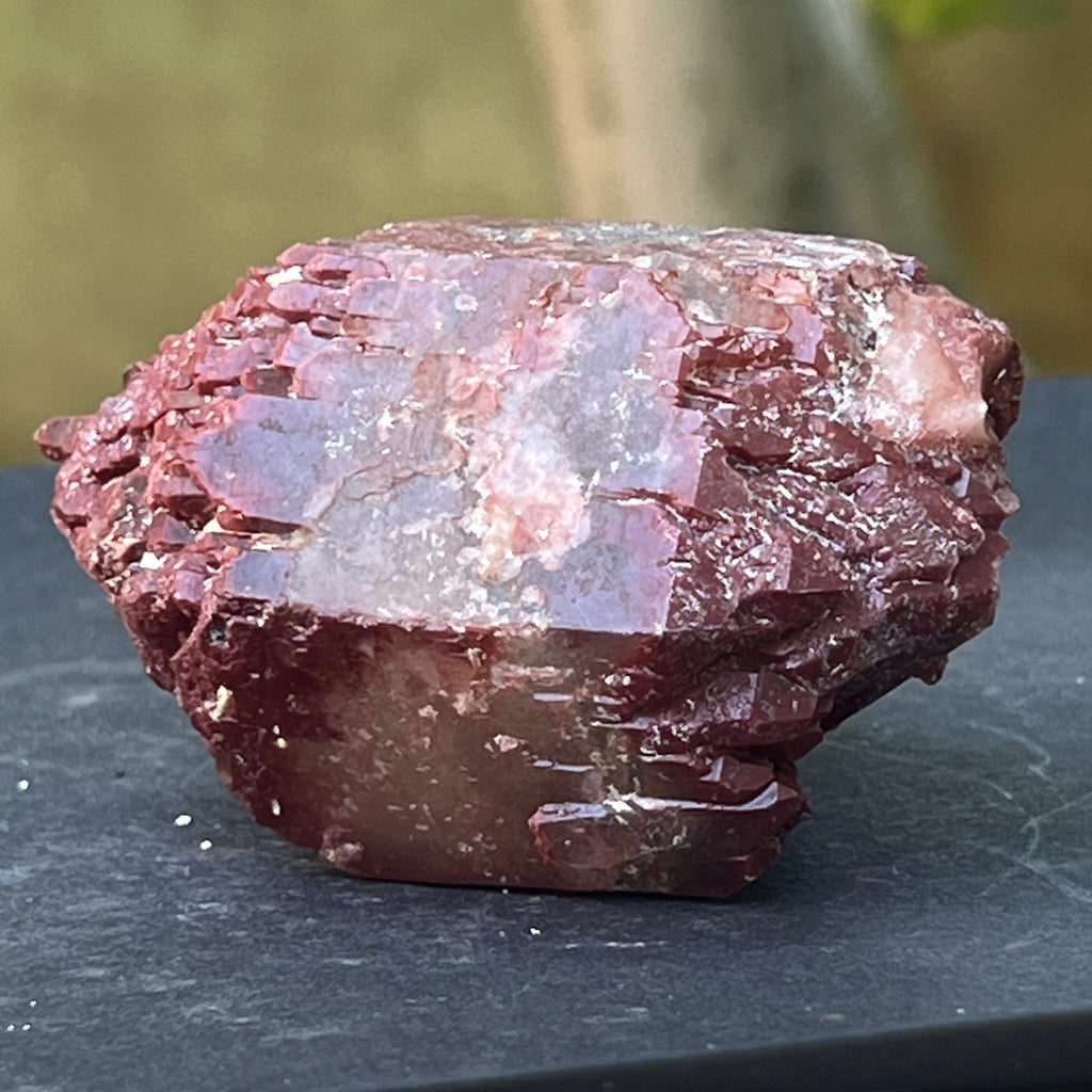 Cluster rosu hematoid din Zimbabwe model 3, pietre semipretioase - druzy.ro 1 