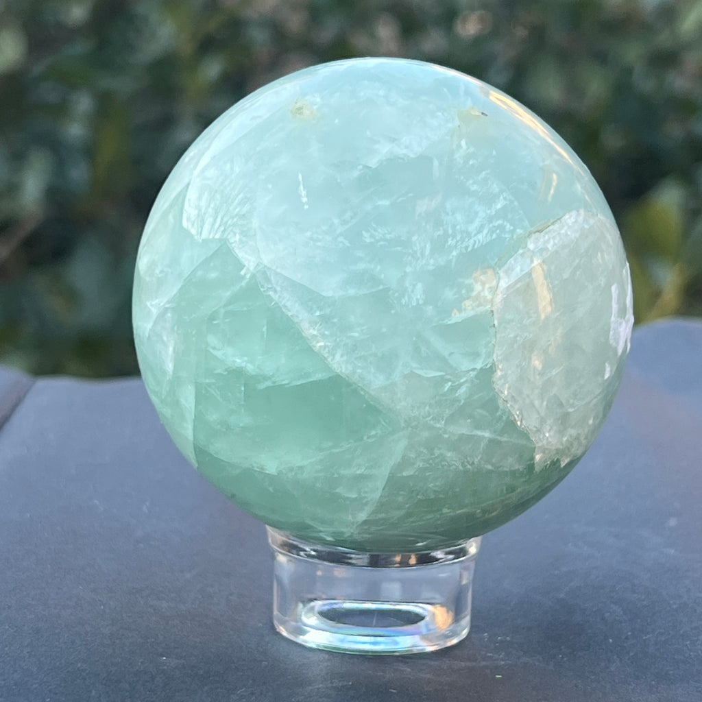 Sfera fluorit verde model 2, pietre semipretioase - druzy.ro 4 