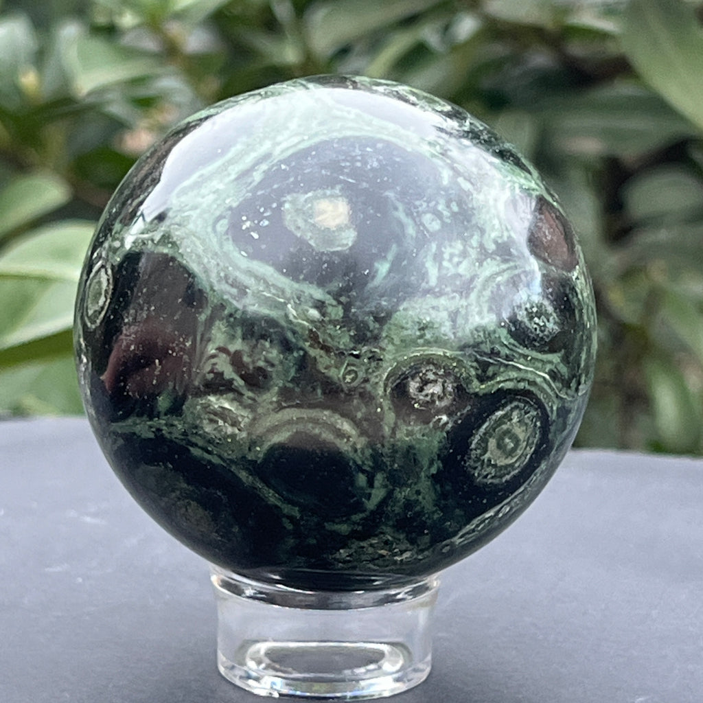 Sfera jasp kambaba Madagascar model 1, pietre semipretioase - druzy.ro 11 