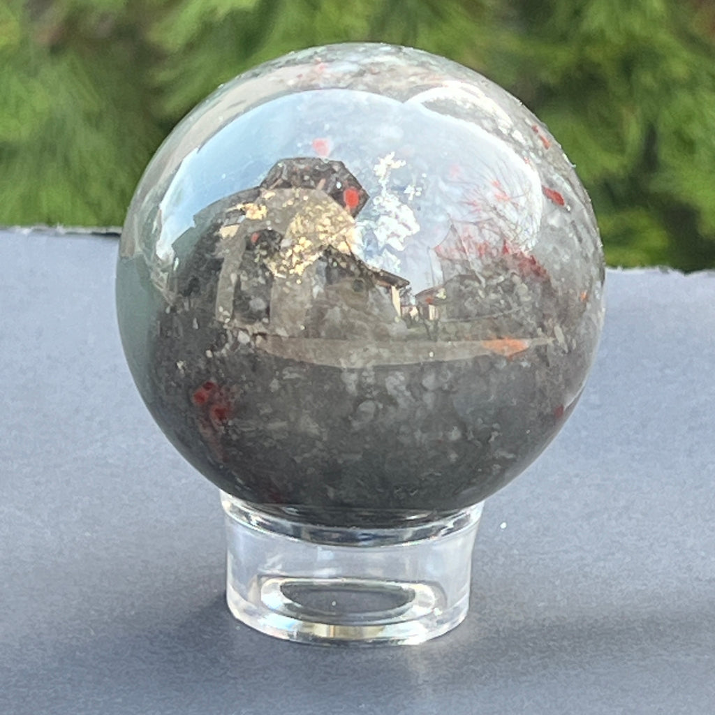Sfera seftonit piatra sangelui model 3, pietre semipretioase - druzy.ro 7 